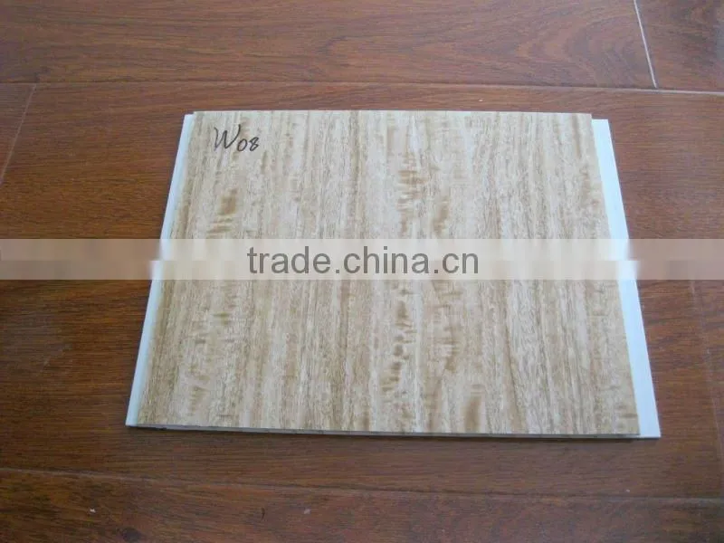 wooden design pvc ceiling panel (with differnet colors)