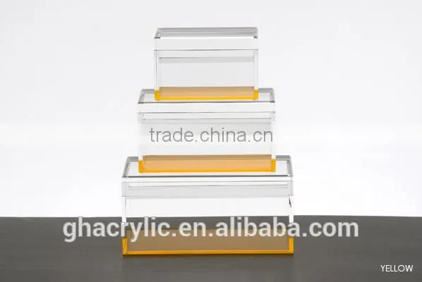 China factory supplier Clear Acrylic Box, High quality Clear acrylic box