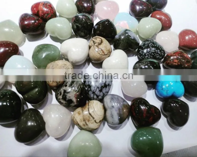 wholesale mixted stone puffy heart shape for Pendant , we can provide what you want
