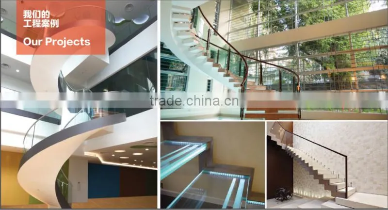 glass staircase for loft with staircase spindle