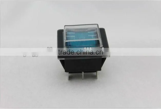 YU3-13 6 Pins balck on-off-on electrical dpst rocker switch