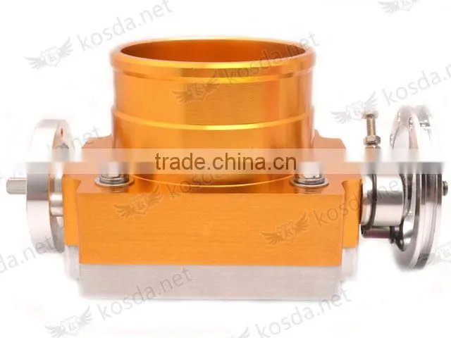 90mm racing individual throttle body, engine spare parts auto throttle body for turbo manifold