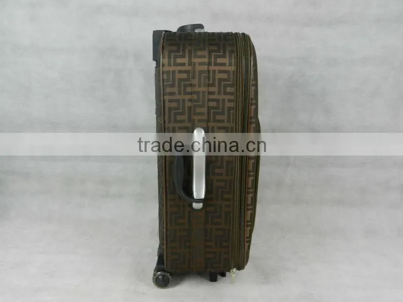 1pc 22'' nylon cabin luggage spinner wheeled trolley luggage with TSA lock