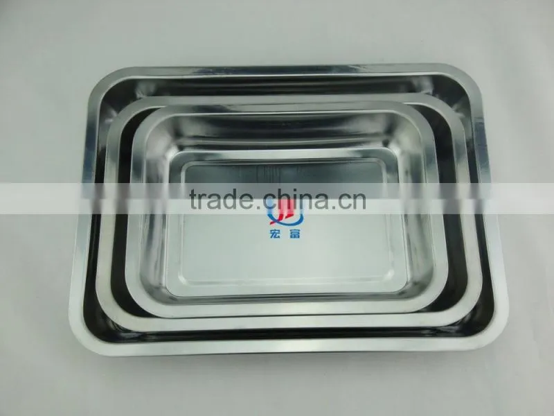 products made in china metal magnetic square serving plates