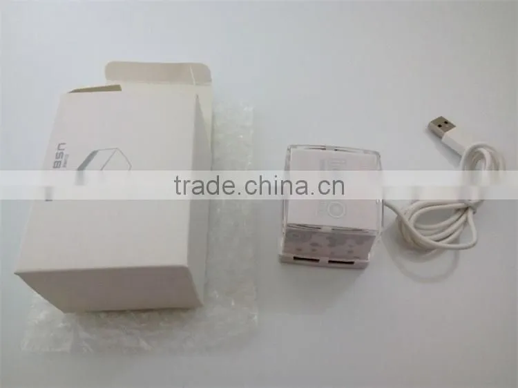 Promotional gift computer Colorful LED 4 Port Mini USB HUB