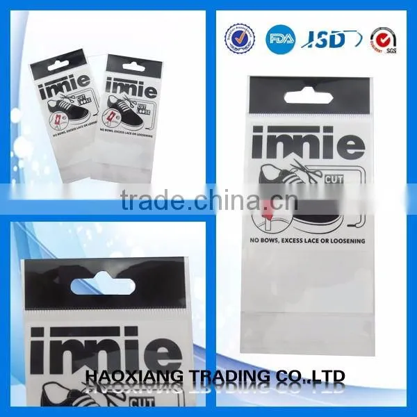 phone poly bag with header card laminated poly bag opp plastic packing bags