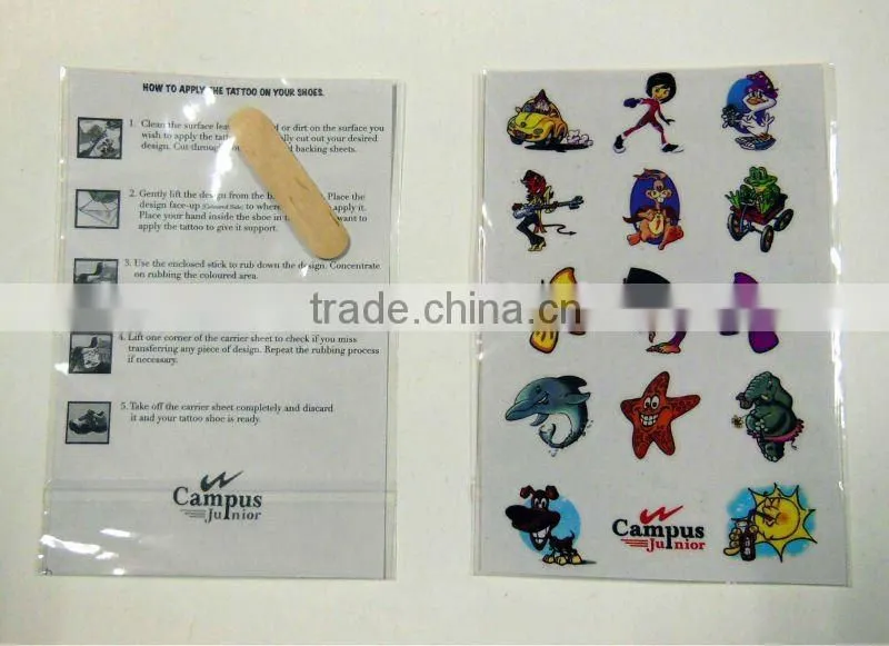temporary tattoo sticker