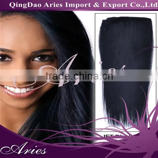 Wholesale 20inch 50cm Clip in Hair Extensions 100% human hair Extension 70gram OEM