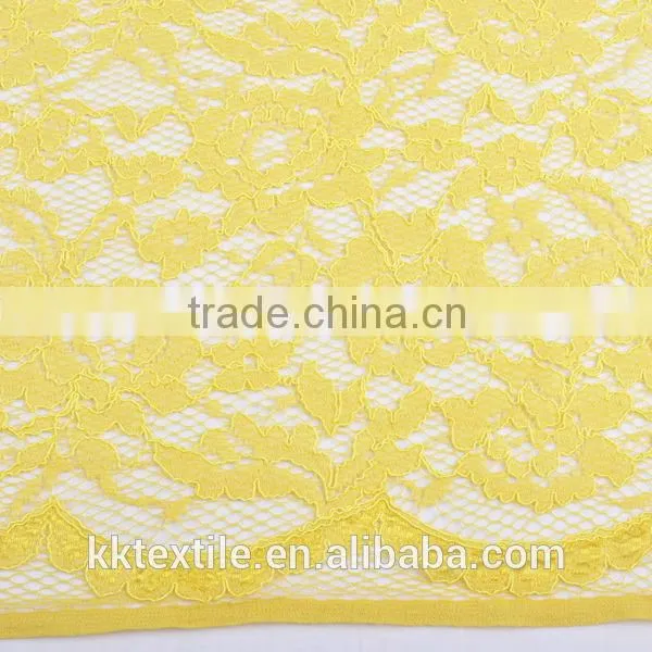 New arrival 2014 French lace fabric best price black lace fabric