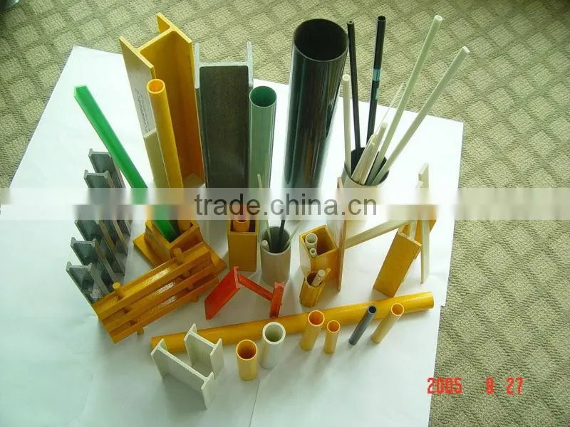 Pultruded FRP/GRP fence pole/FRP support rod/frp rod fiberglass soild pole (Professional Manufacturer
