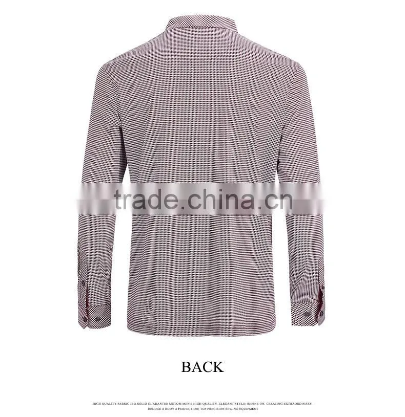 Men's clothing plover case lapel sweater long-sleeved T-shirt men leisure cultivate one's morality