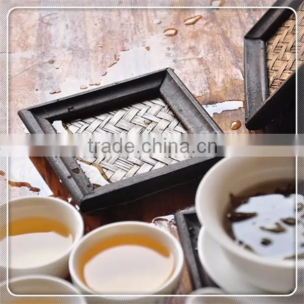Handmade solid wood teacup mat customized design