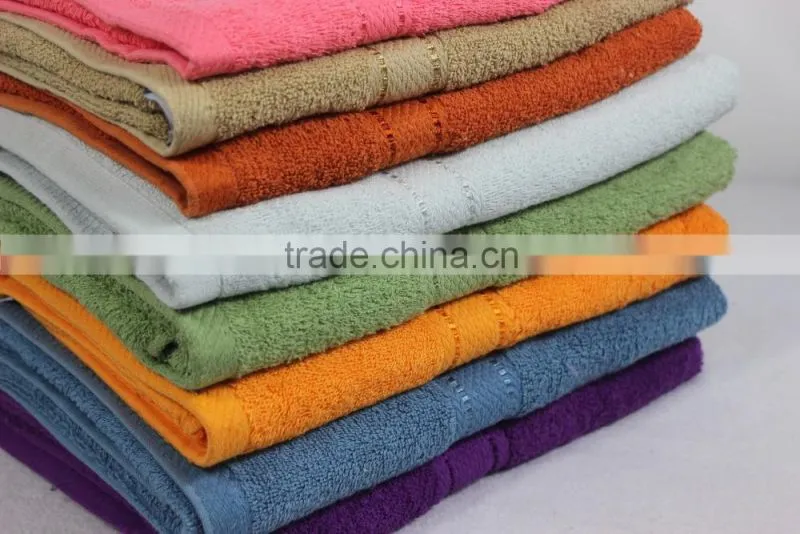 buy direct from china factory cheap wholesale bath towels with cotton dobby