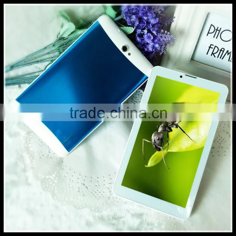 7 Inch Dual Core 3G Calling Dual Sims Android 4.4 Tablet PC with Metal shell wifi and Bluetooth