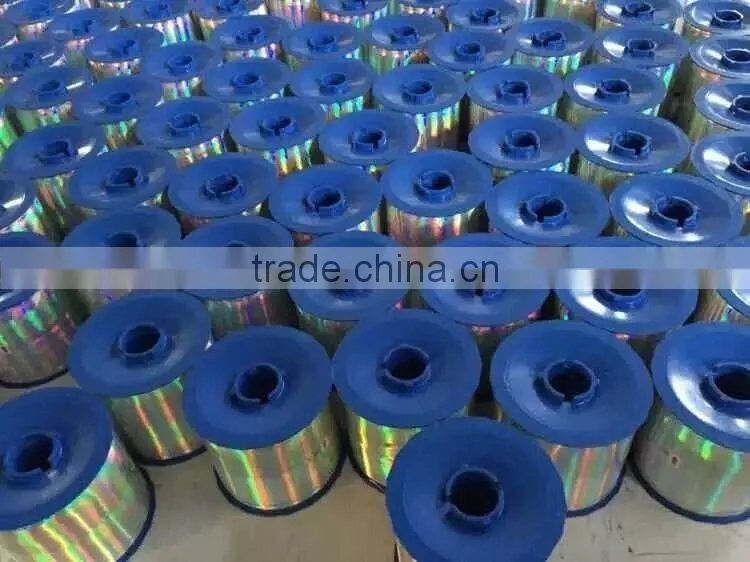 Factory price self adhesive holographic tear tape with logo