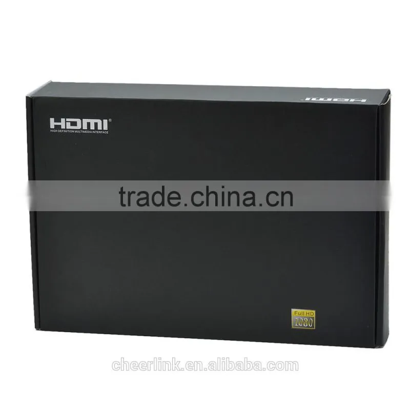 HDMI Matrix 4-In 2-Out Full HD 1080P HDMI V1.3 w/ IR Remote Control - Black