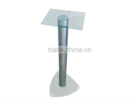 Pair 650 height glass speaker stand mounts