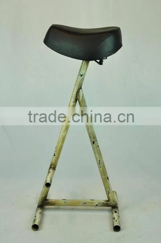 French vintage industrial style furniture & stool