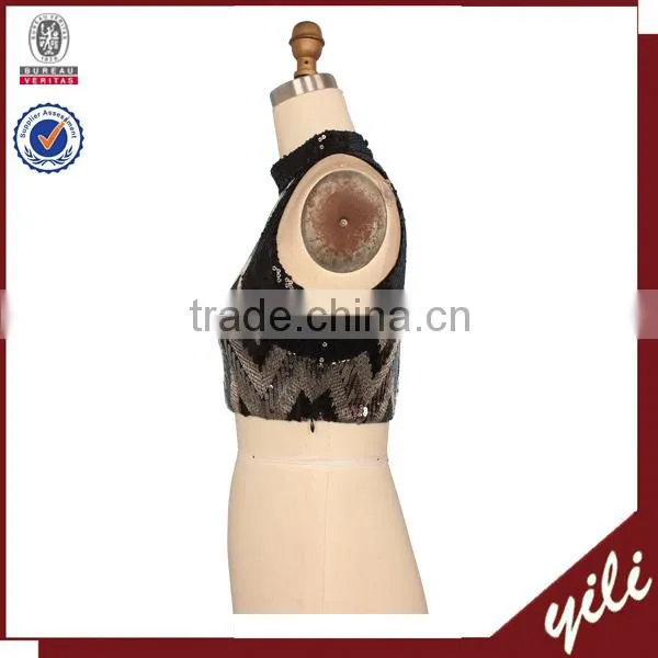 latest sequin belly dance sofia the first adult costume tops alibaba China