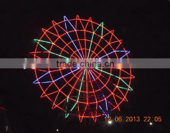 Giant park rides air ferris electric amusement sky wheel for kids