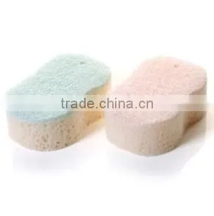 Soft foam sponge / Pink bath sponge with different shape
