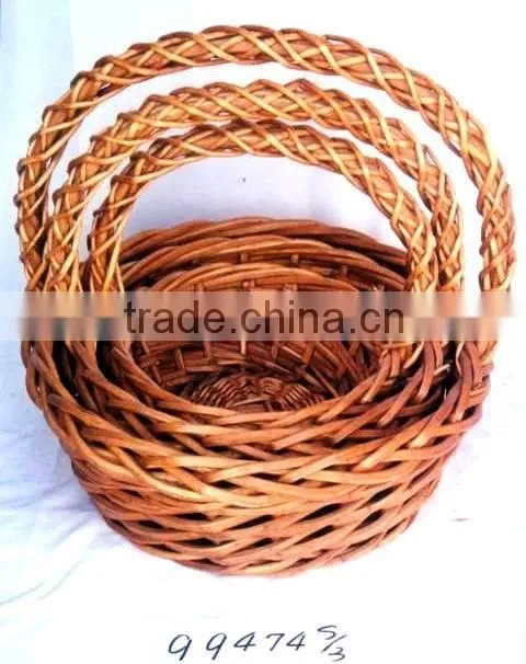 hot sale high quality willow garden basket