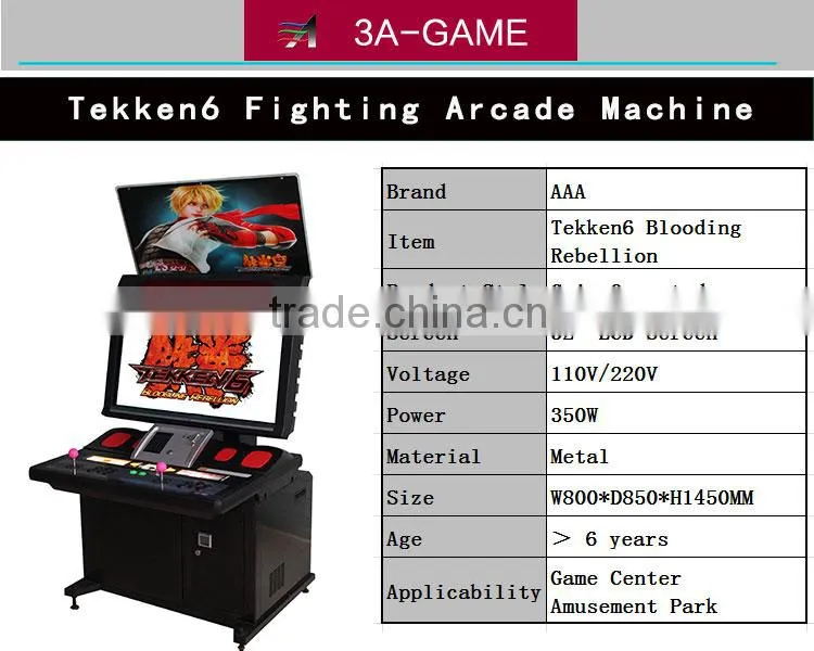 Tekken 6 Cheap Arcade Cabinet Fighting Game Machine