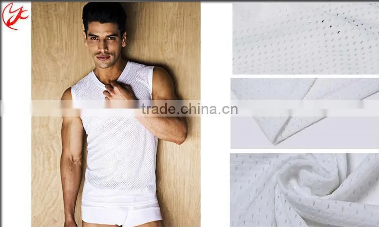 Sexy men stringer wholesale plain white tank top (YCT-C0311)
