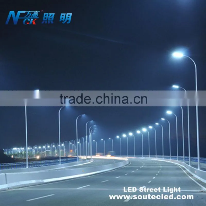 High performance IP65 outdoor classical led street light 168w high lumen aluminum street led light fixture