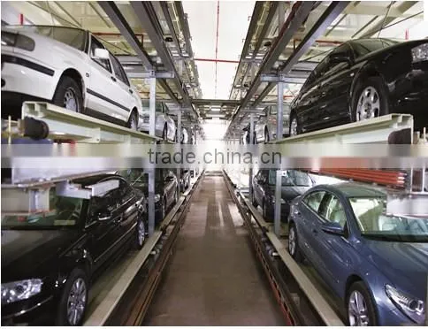 Smart multi level car elevator parking system