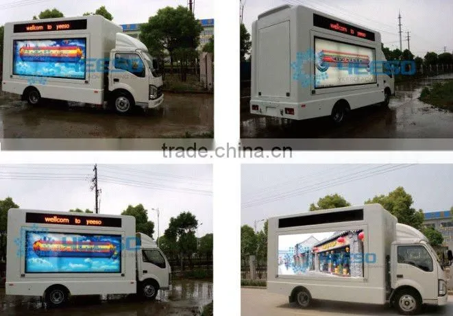 V6-p10 Mobile Outdoor Billboard Advertising Vehicle, Truck Advertising