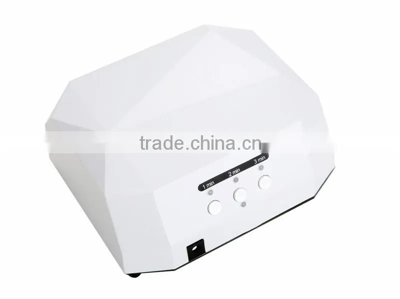 Professional diamond shape ccfl nail lamp 12W magnifying lamp for nail salon nail art machine