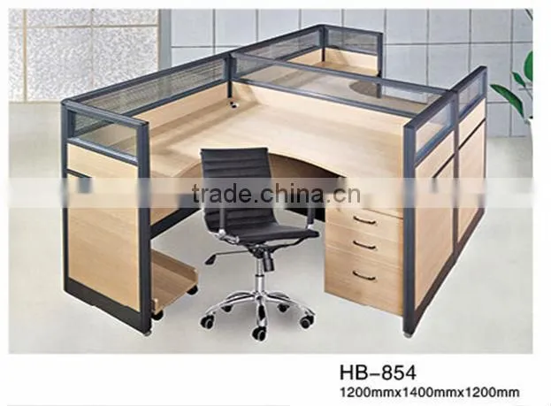 New arrival office furniture 4-seat office partition HB-11