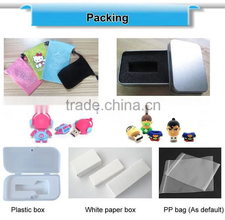 top quality custom plastic 4gb u disk