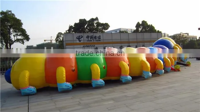 funny inflatable tunnel for sports game