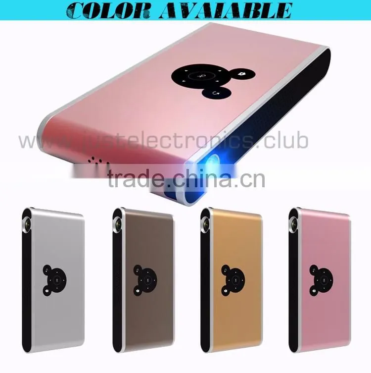 Factory Directly Mini Protable High Lumens Build In Android Smart TV Box Data Show Projector