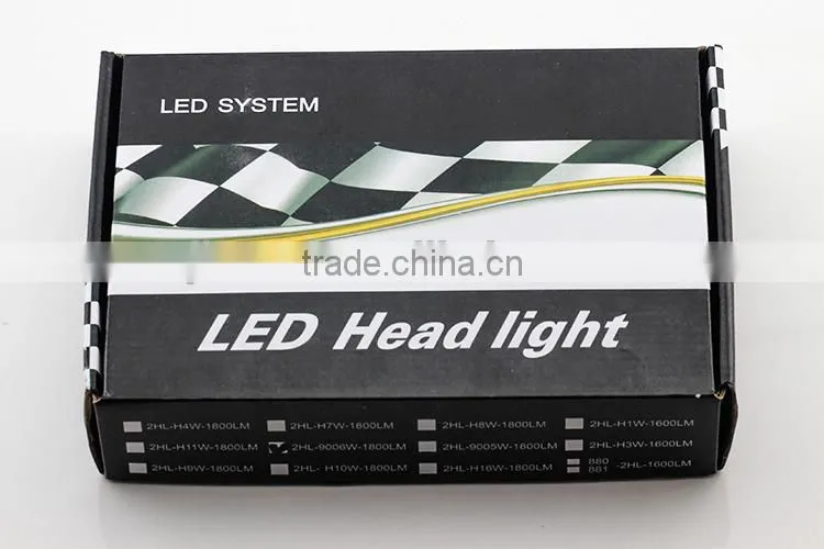 High Quality H4 LED Headlight Bulbs 6000K Auto HeadLamp Lights 50W 3600lm Conversion Kits For Cars