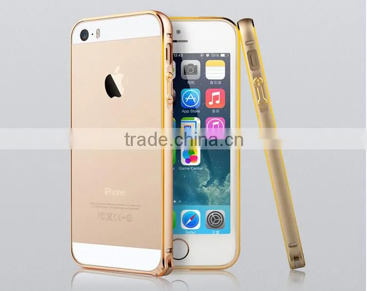 Newest arrival aluminum phone case for iphone6 metal phone bumper for iphone 6 plus metal case