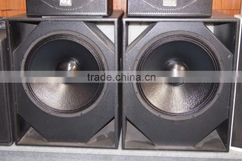 PG-118 18'' subwoofer speaker sound system for hall/ night clubs