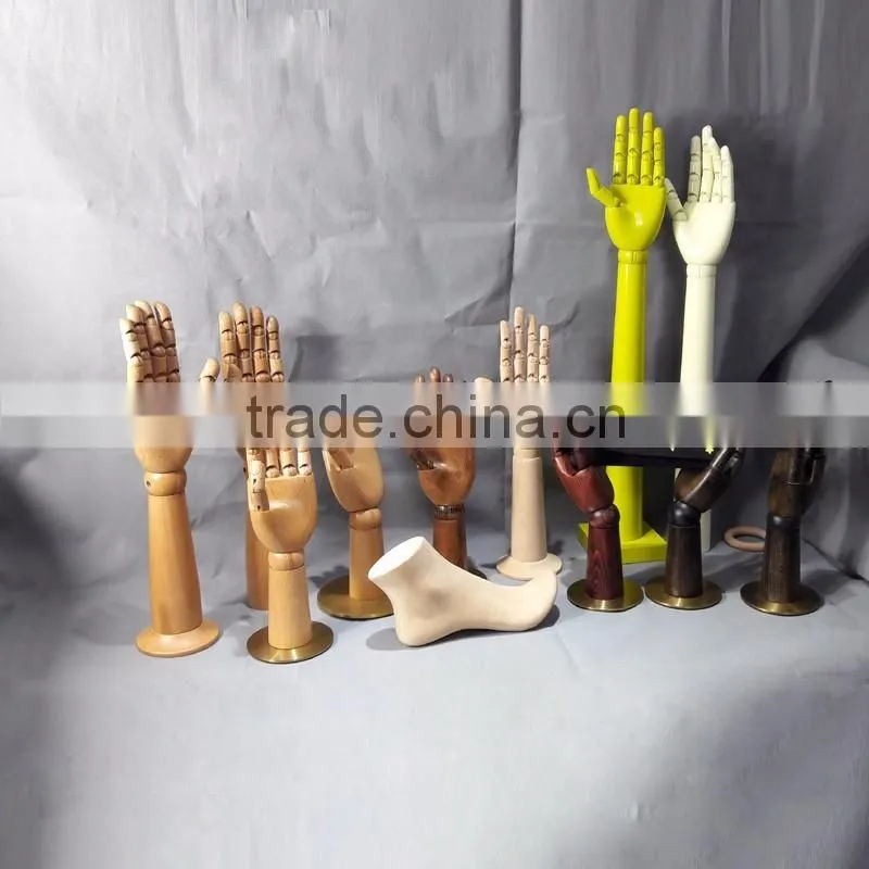 light hand plastic long hand female wooden hand display heavy bottom hand