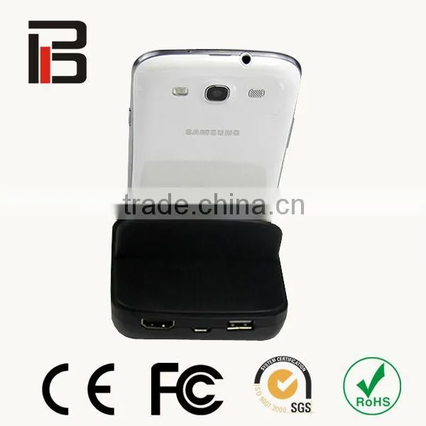 New item for Samsung Galaxy S4 multi-function charger station for Samsung Galaxy S4