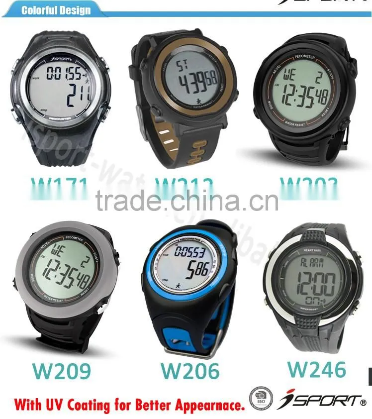 Healthy Living Sports Wrist Pedometer with Stopwatch