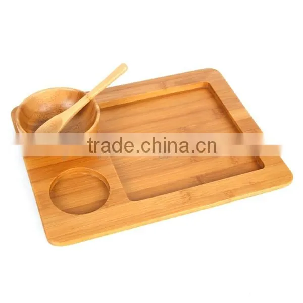 bamboo wooden high quality serving tray
