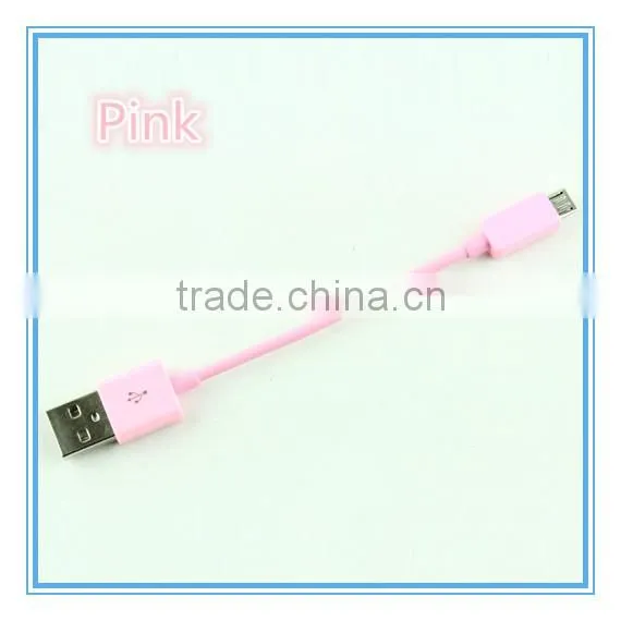 20cm Short Micro USB Cable,5 wire Micro Mini USB Cable,USB Data Sync Cable for smartphone