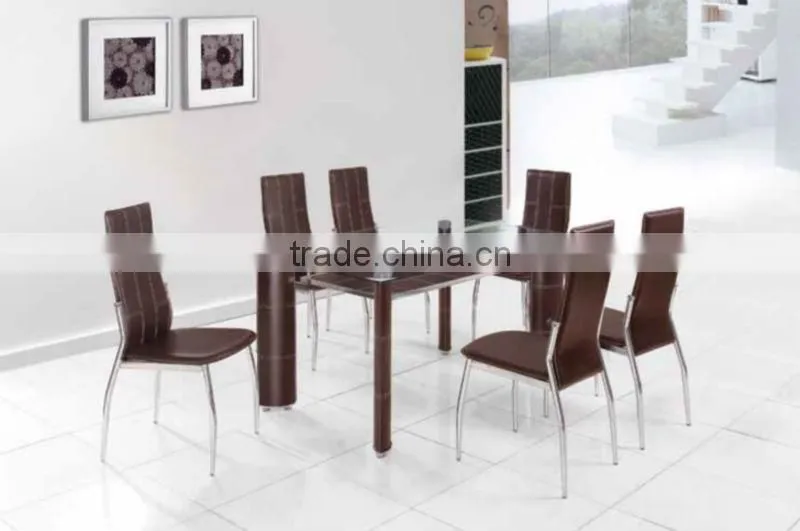 modern design glass dining set