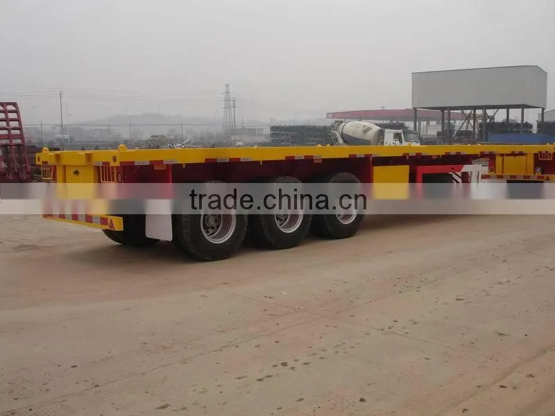 CIMC Brand Three Axle Flat-Bed Trailer For Sale