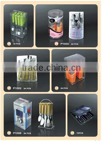 Plastic Handle Stainless steel cutlery set