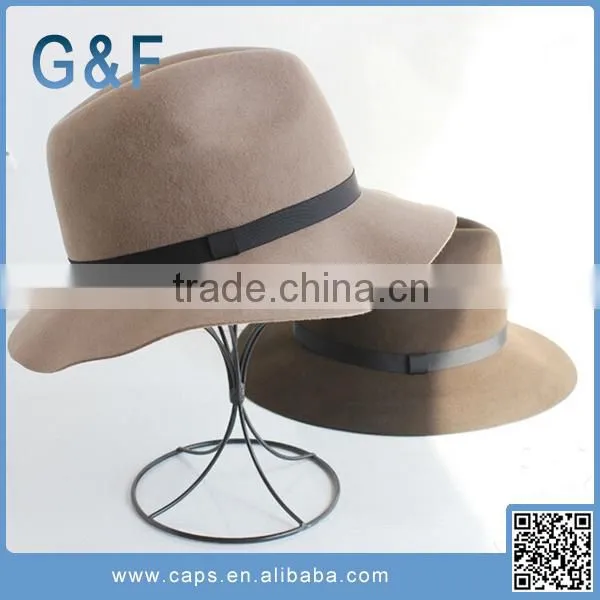 High Quality Felt Fedora Hat Ladies Felt Hat Bodies