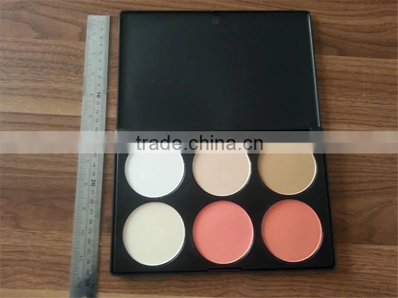 Professional makeup 6 Colour Pressed Powder