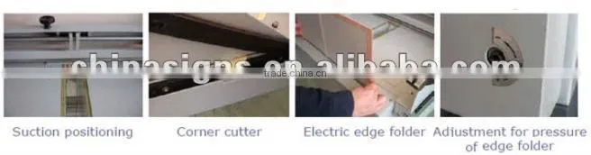 530*420mm Hard Cover Maker (Corner Cutting & Electric Edge Folding)